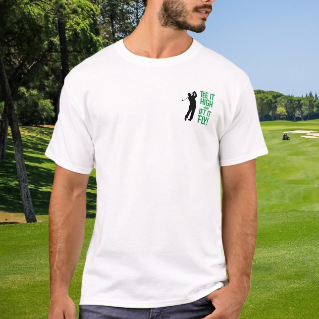 Golfer Golf Humor Funny Sports Quote Black Green T-Shirt (Golfer Golf Humor Funny Sports Quote Black Green T-Shirt)