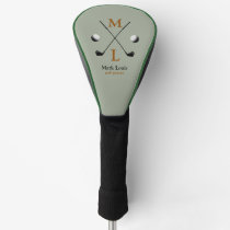 golfer . golf-player monogram golf head cover golfer . golf-player monogram golf head cover