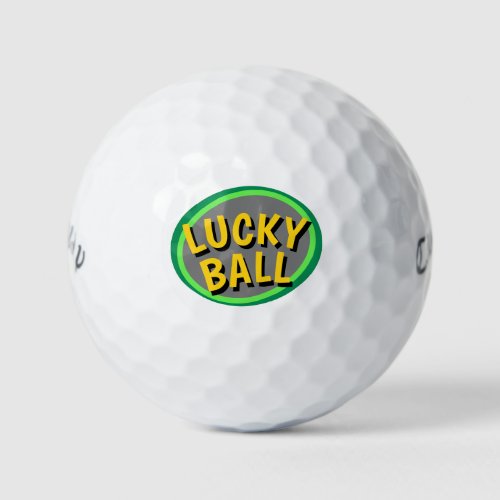 Golfer Good Luck Golf Balls