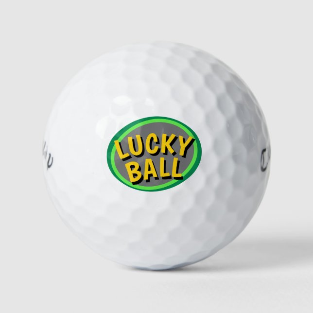 Golfer Good Luck Golf Balls (Front)