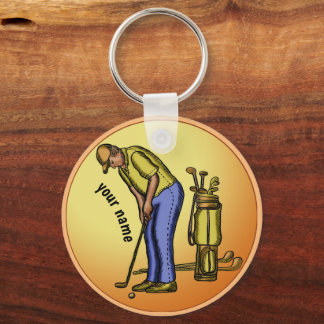 Golfer  Grandpa  keychain