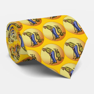 Golfer Grandpa Tie