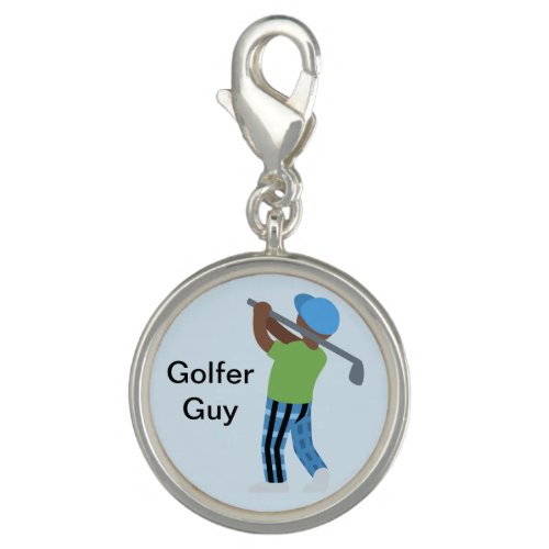 Golfer Guy Charm