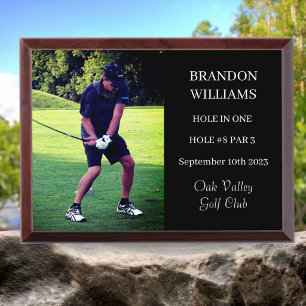 Golfer Hole in One Sport Winner Prize Award Plaque