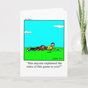 Golfer Humor Blank Greeting Card