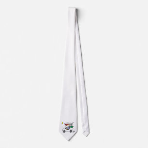 Golfer in Golf Cart Tie