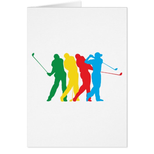 Golfer In Motion Cards (Front)