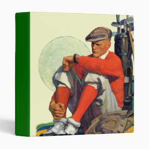 Golfer Kept Waiting 3 Ring Binder