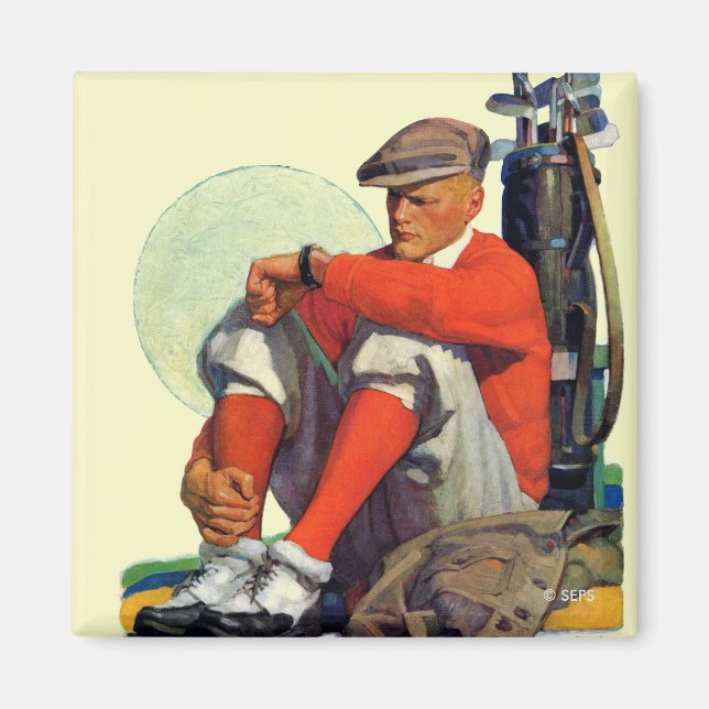 Golfer Kept Waiting Magnet (Front)