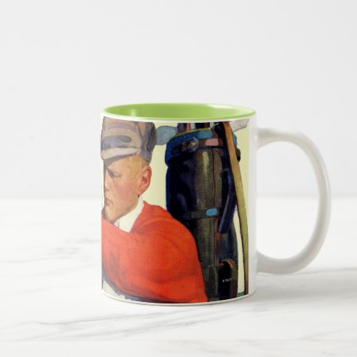 Golfer Kept Waiting Two_Tone Coffee Mug