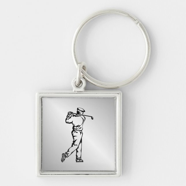 Golfer Keychain (Front)