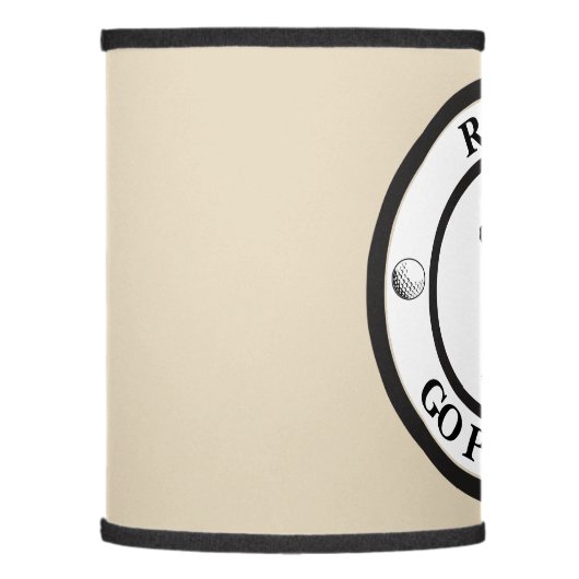 Golfer Lamp Shade (Left)