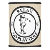 Golfer Lamp Shade (Front)