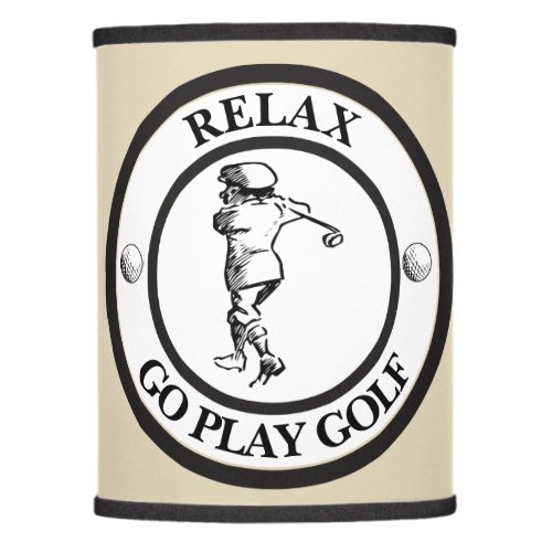 Golfer Lamp Shade