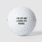 Golfer Lost Ball Custom Name Golf Ball