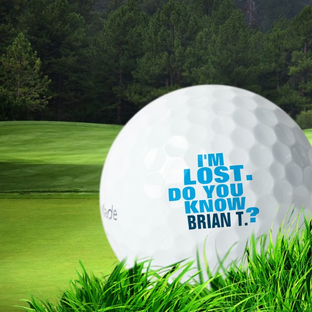 golfer lost-ball golf balls with name (Creator Uploaded)