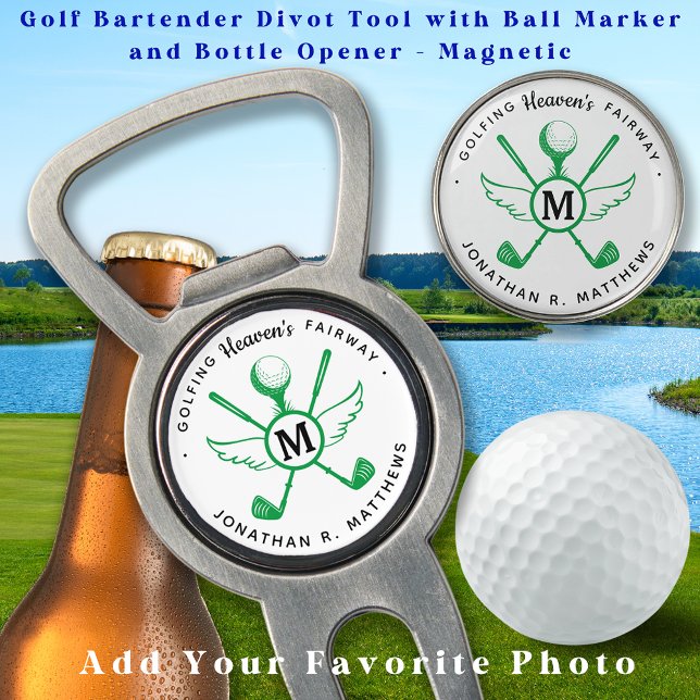 Golfer Memorial Angel Wings Remembrance Golf Divot Tool (Creator Uploaded)