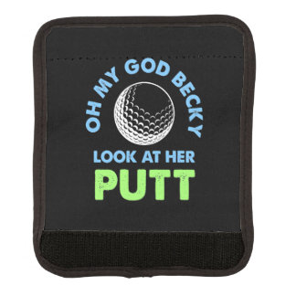 Golfer Oh My God Luggage Handle Wrap