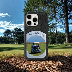 Golfer Photo Golf Ball Dimples Golfing Dad Name iPhone 16 Pro Case