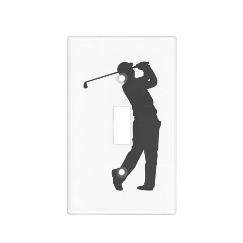 Golfer  player  silhouette light switch cover