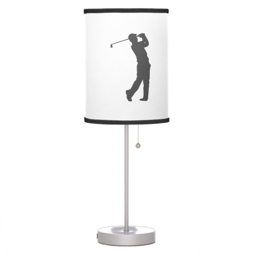 Golfer  player  silhouette table lamp
