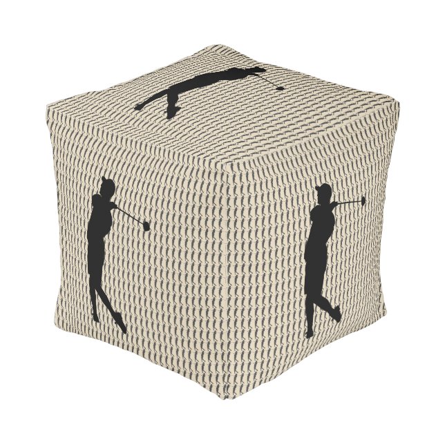 Golfer Pouf (Angled Front)