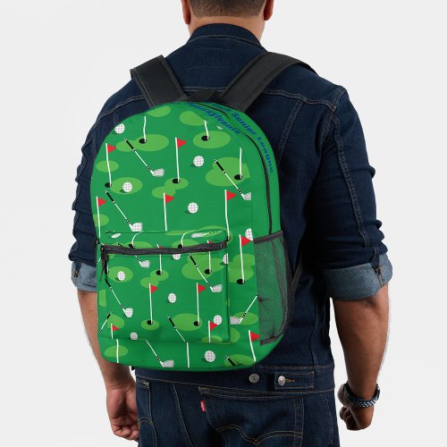 Golfer Pro Deluxe Customize League Backpack