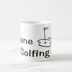 GOLFER / RETIREE'S *GONE GOLFING* MUG