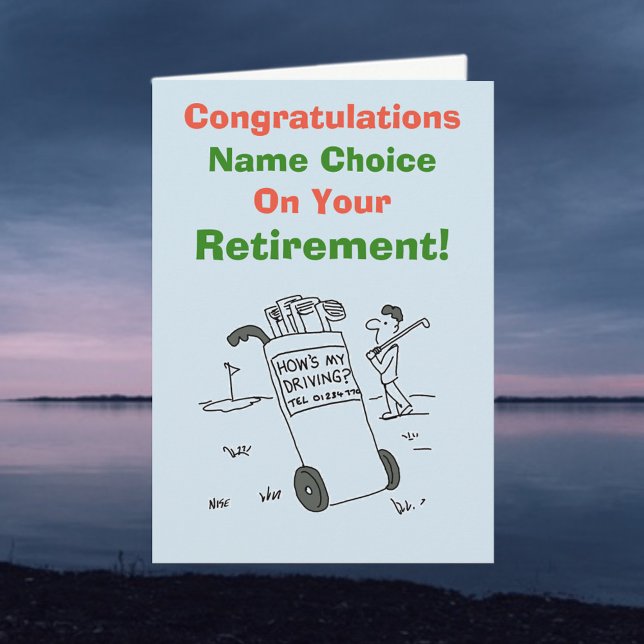 Golfer Retirement Card (Creator Uploaded)