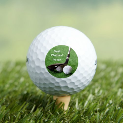 Golfer Retirement Party Golf Balls