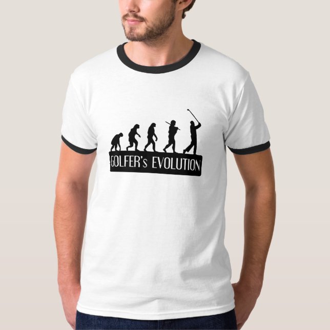 Golfer’s Evolution (Men’s) T-Shirt (Front)