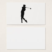 Golfer Silhouette (Front & Back)