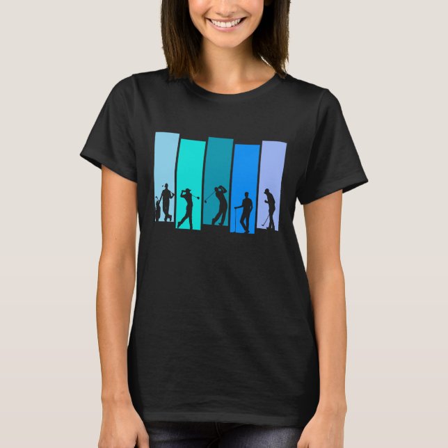 Golfer Silhouette T-Shirt (Front)