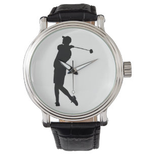 Golfer Silhouette Watch