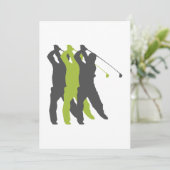 golfer silhouettes golf design (Standing Front)