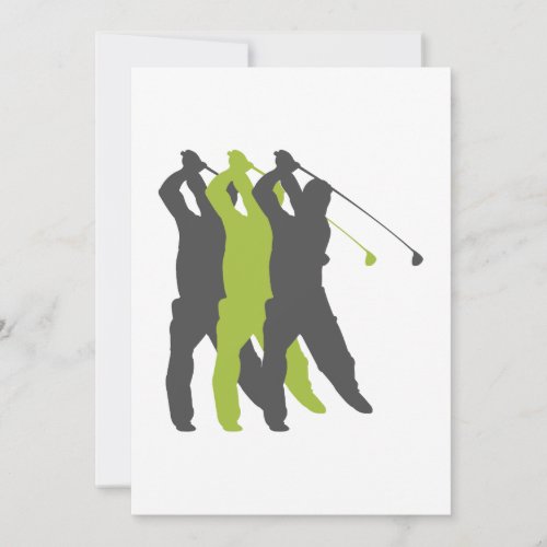 golfer silhouettes golf design announcements