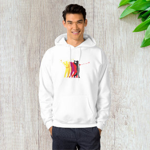 Golfer Silhouettes Hoodie