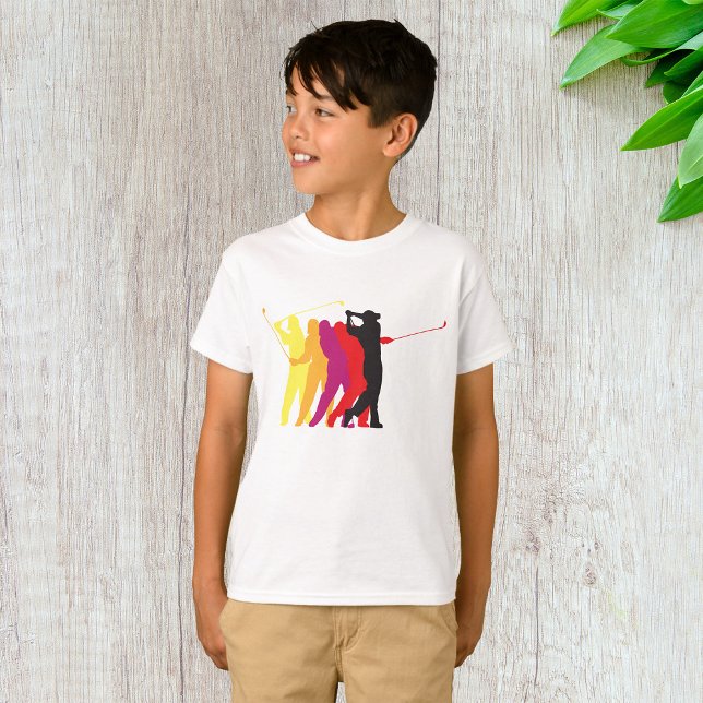 Golfer Silhouettes T-Shirt (Creator Uploaded)