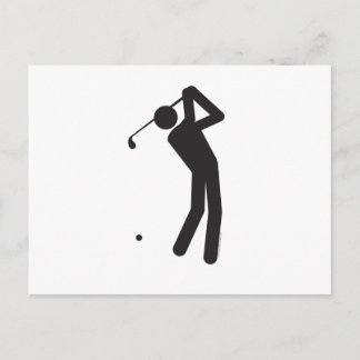 Golfer-T Postcard