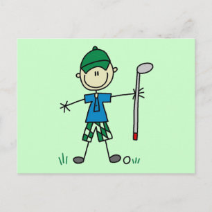 Golfer Tshirts and Gifts Postcard