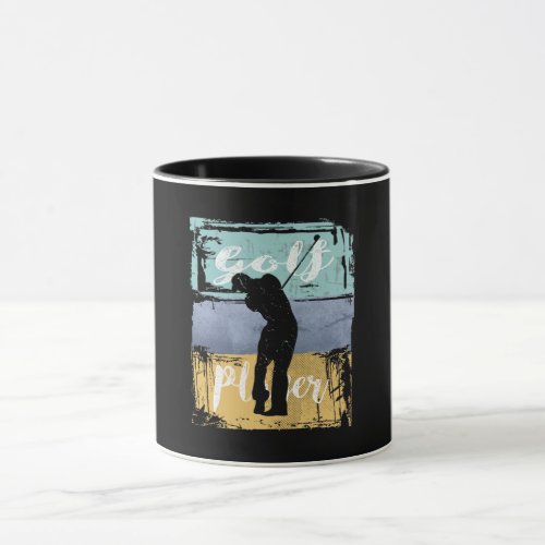 Golfer Vintage Retro Style Golf Mug