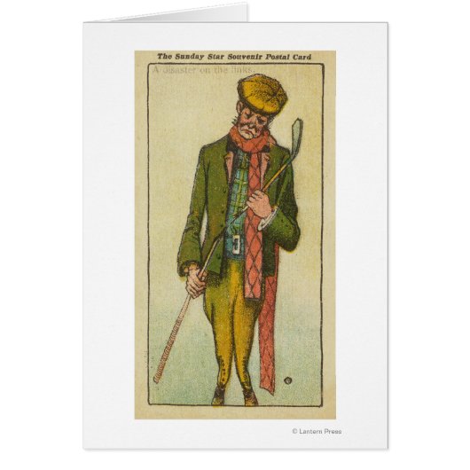 Golfer Who Had a Disaster on the Links (Front)