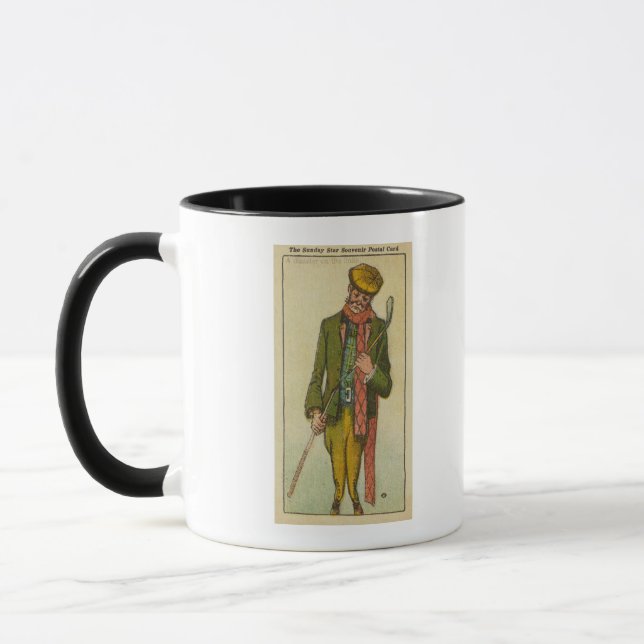 Golfer Who Had a Disaster on the Links Mug (Left)