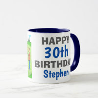 Golfer with a Missed Putt, Birthday Mug