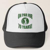 Golfer's 70th Birthday Trucker Hat