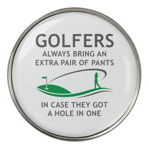 Golfers Always Bring An Extra Pair Golf Ball Marker