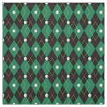 Golfers Argyle Print Fabric