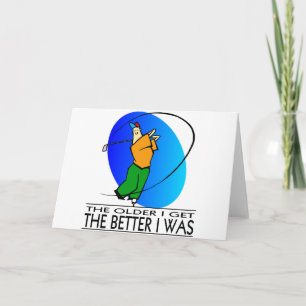 Golfer's  Birthday Card