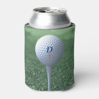 Golfer's Can Cooler Golf Ball on the Green