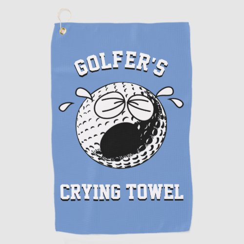 Golfers Crying Towel Personalize